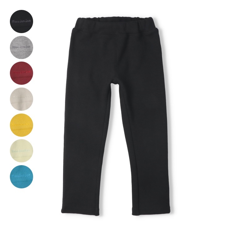 *【WEB限定】テレコ無地ロングパンツ