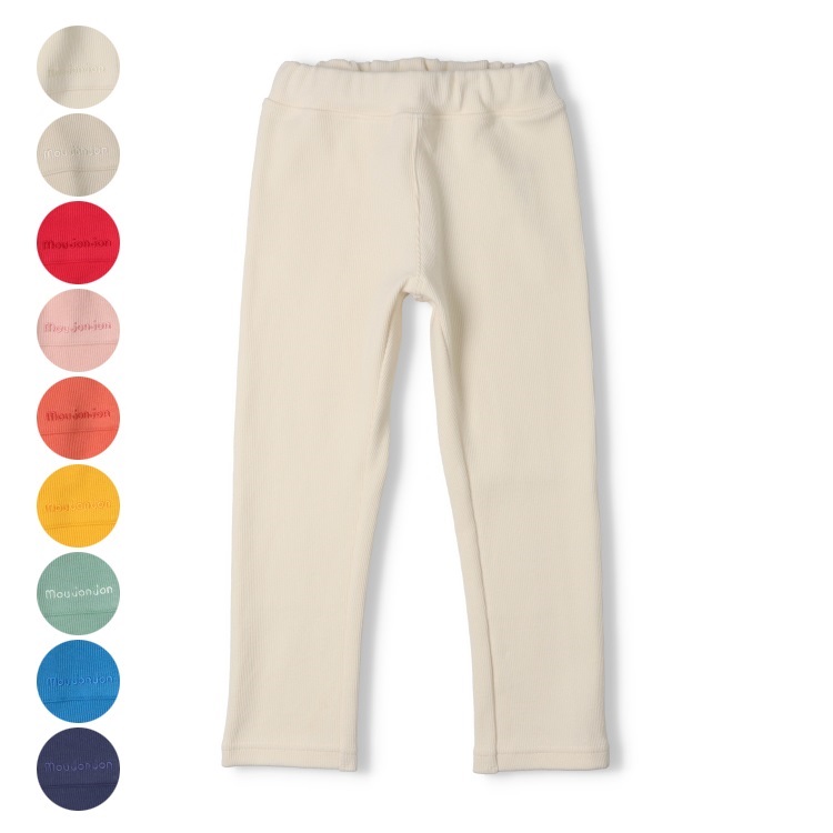 *【WEB限定】テレコ無地ロングパンツ