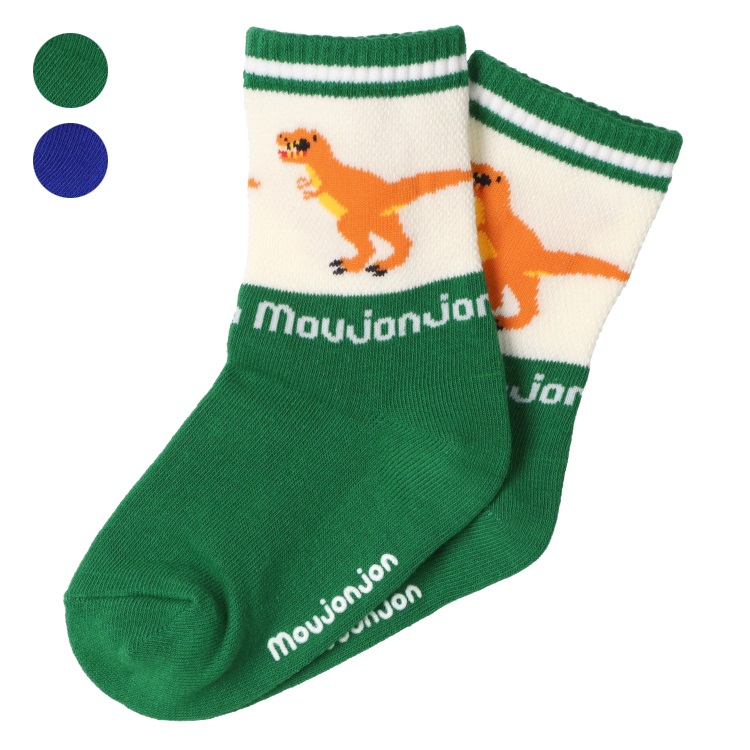 恐竜柄クルーソックス・靴下