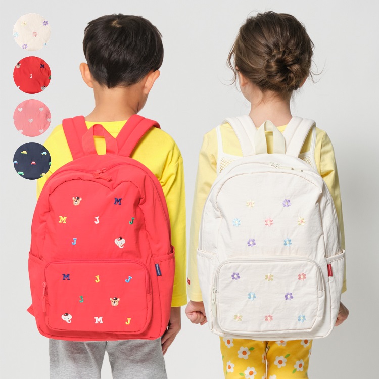 *刺繍ナイロンリュック