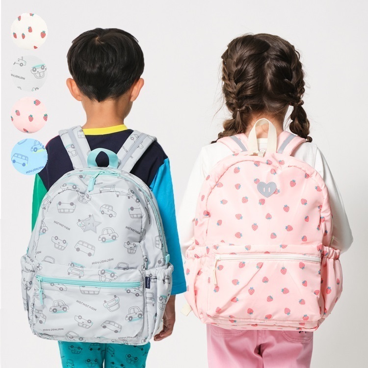 いちご・車総柄リュック