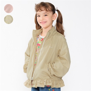 裾フリル無地ジャケット ジャケット｜子供服・ベビー服の通販は