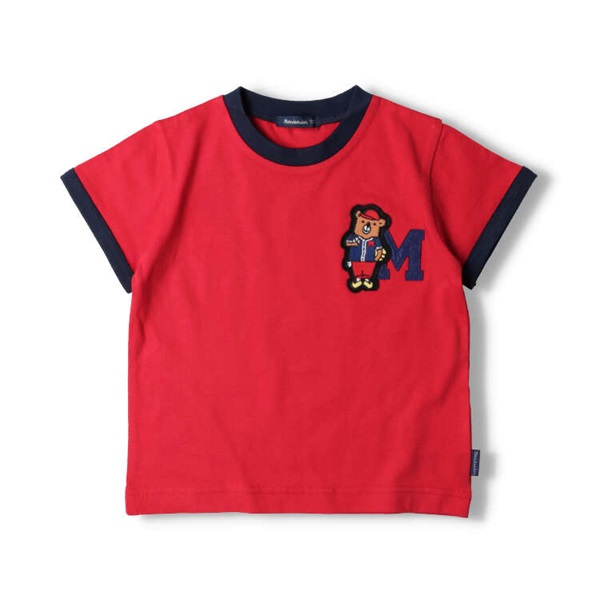 くまワッペン半袖Tシャツ 半袖Tシャツ｜子供服・ベビー服の通販は