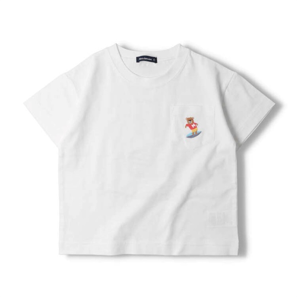くま刺繍サーフ半袖Tシャツ 半袖Tシャツ｜子供服・ベビー服の通販は