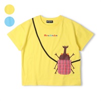 カブト虫・クワガタポシェット半袖Tシャツ