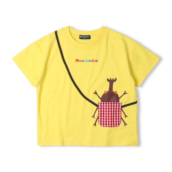 カブト虫・クワガタポシェット半袖Tシャツ 半袖Tシャツ｜子供服