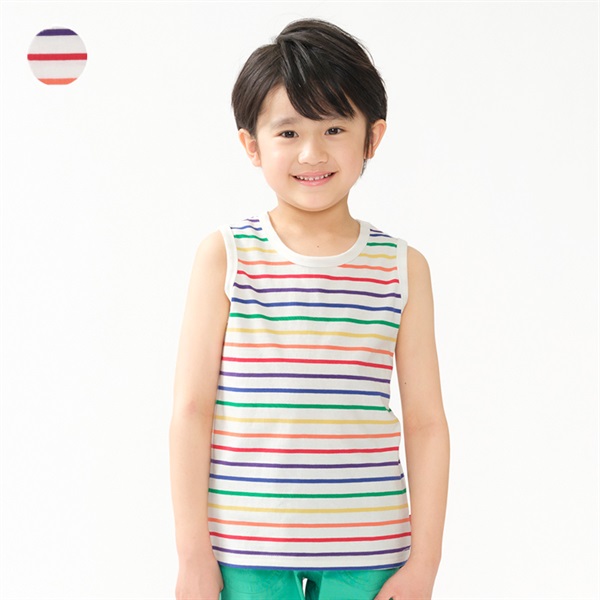カラフルボーダータンクトップ