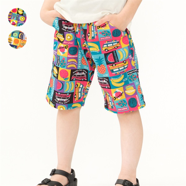 フルーツ＆車柄5分丈ハーフパンツ ハーフ・ショートパンツ｜子供服