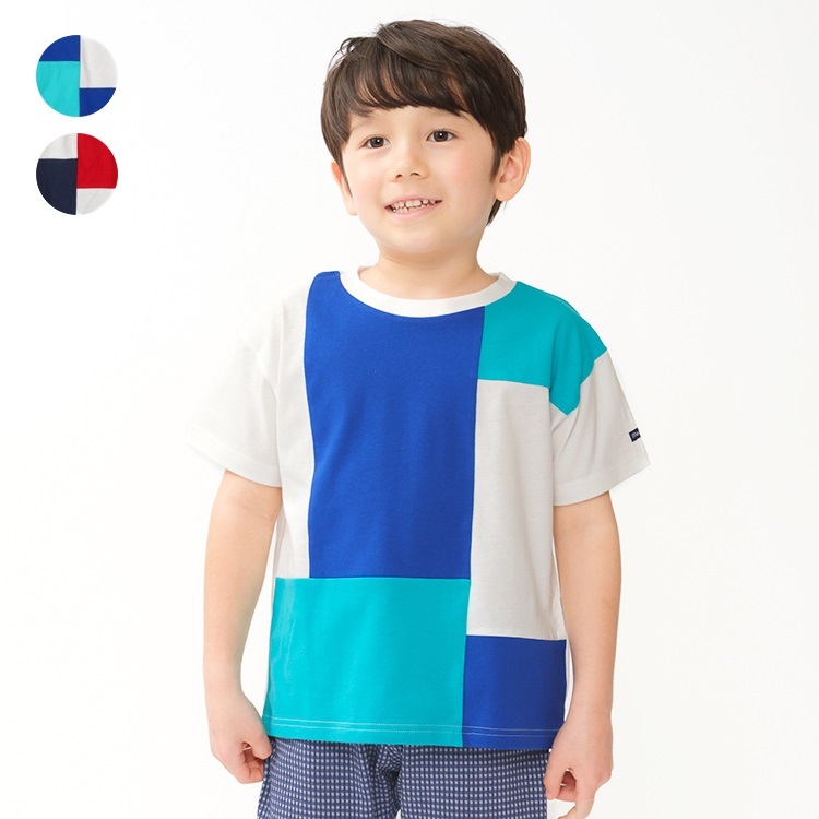 *切替半袖Tシャツ