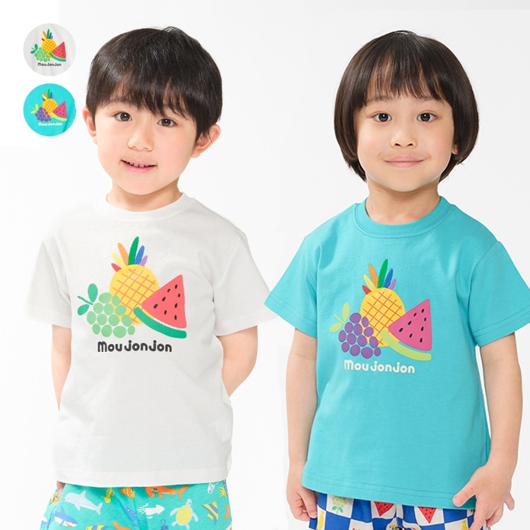 フルーツプリント半袖Tシャツ