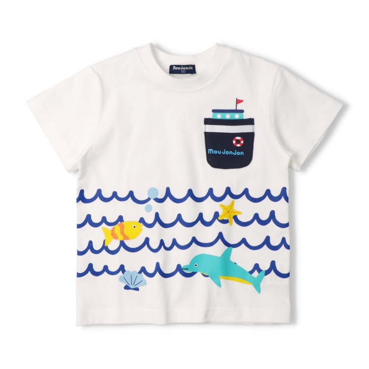 海・ヨットポケット半袖Tシャツ 半袖Tシャツ｜子供服・ベビー服の通販