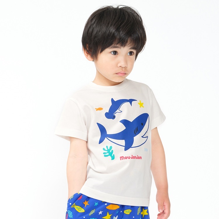 サメプリント半袖Tシャツ 半袖Tシャツ｜子供服・ベビー服の通販は