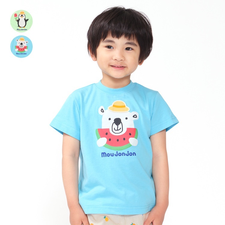 【接触冷感】ペンギン・くま半袖Tシャツ
