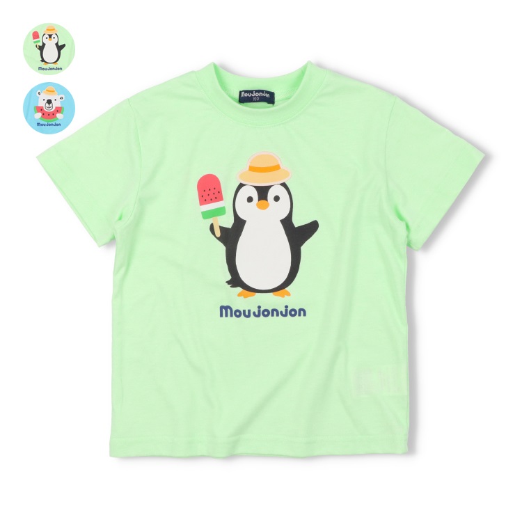 【接触冷感】ペンギン・くま半袖Tシャツ