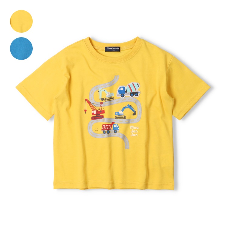 【WEB限定】働く車ワッペン付半袖Tシャツ