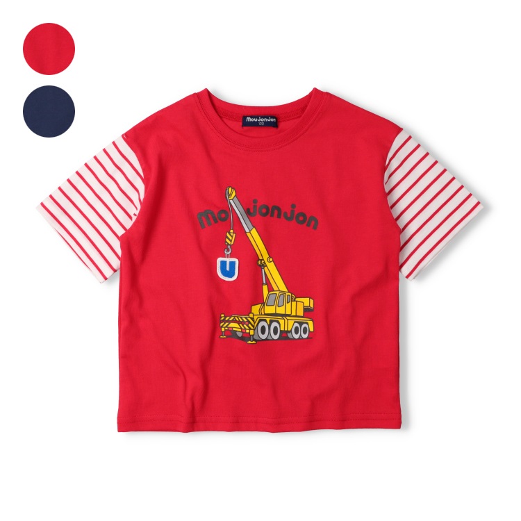 【WEB限定】クレーン車プリント半袖Tシャツ