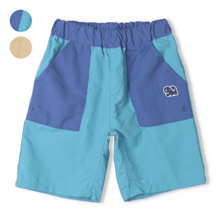 【水陸両用】ナイロン5分丈ハーフパンツ