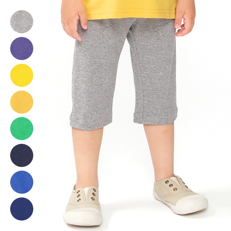 【WEB限定】スパンフライス6分丈ハーフパンツ