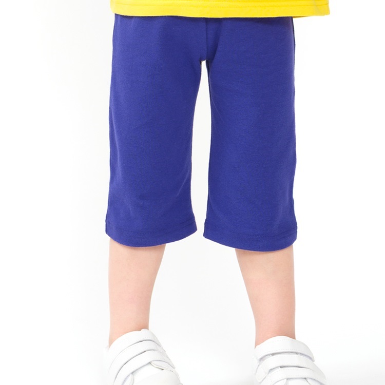 【WEB限定】【どっちも前】6分丈ハーフパンツ(ロイヤルブルー-80cm)