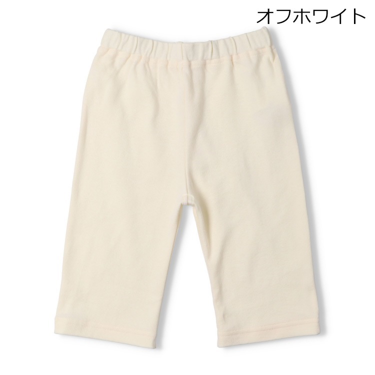 【WEB限定】【どっちも前】6分丈ハーフパンツ(オフホワイト-90cm)