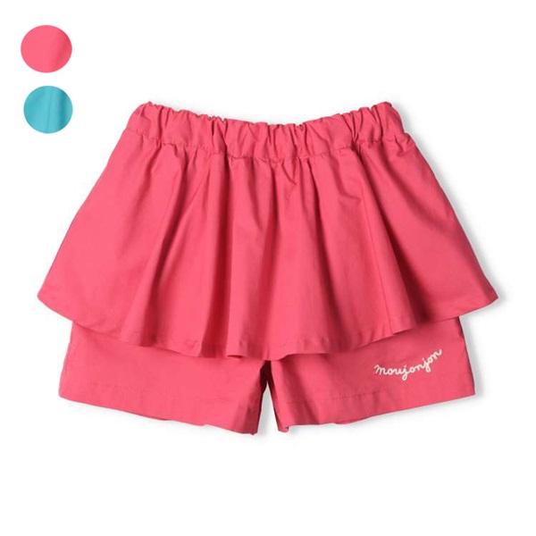 ストレッチダンプフリル3分丈ショートパンツ ボトムス｜子供服