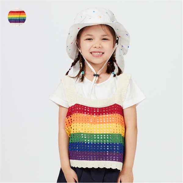 レインボーベスト・半袖Tシャツセット