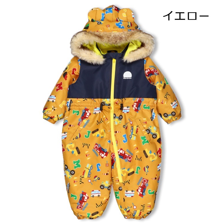 新品100.110 働く車柄スノーコンビ・スキーウェア 働く車柄スノーコンビ スノー｜子供服・ベビー服の通販はこどもの森