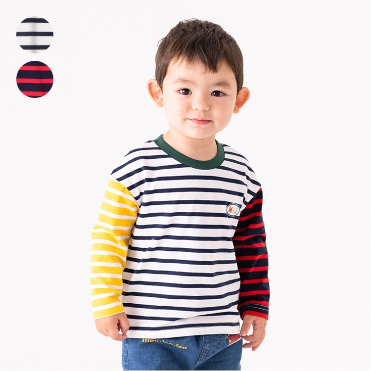 ボーダー長袖Tシャツ