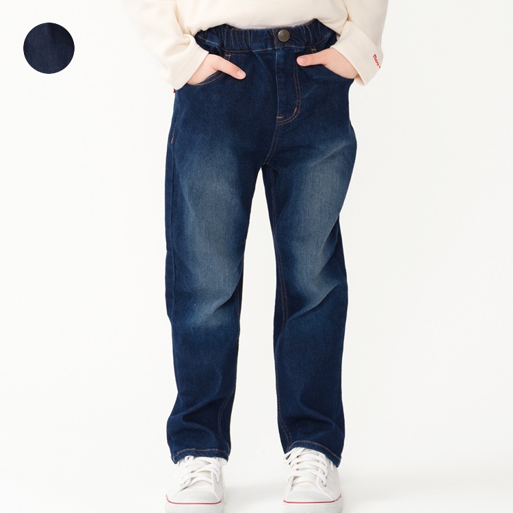 パウダーストレッチデニムロングパンツ