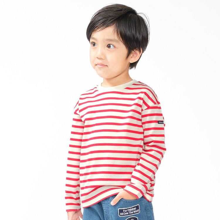 ボーダー長袖Tシャツ 長袖Tシャツ｜子供服・ベビー服の通販はこどもの
