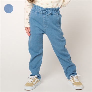 パンツ Frill-trim denim pants AMBIDEX Store △8ozDENIM FRILL パンツ(F KINARI): buoybuoy