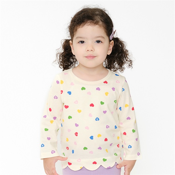 ハート・ユニコーン・くま長袖Tシャツ・ロンT 長袖Tシャツ｜子供服