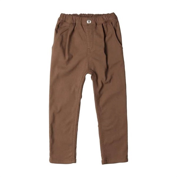 のびふわタック入り裏起毛ツイルパンツ ロングパンツ｜子供服