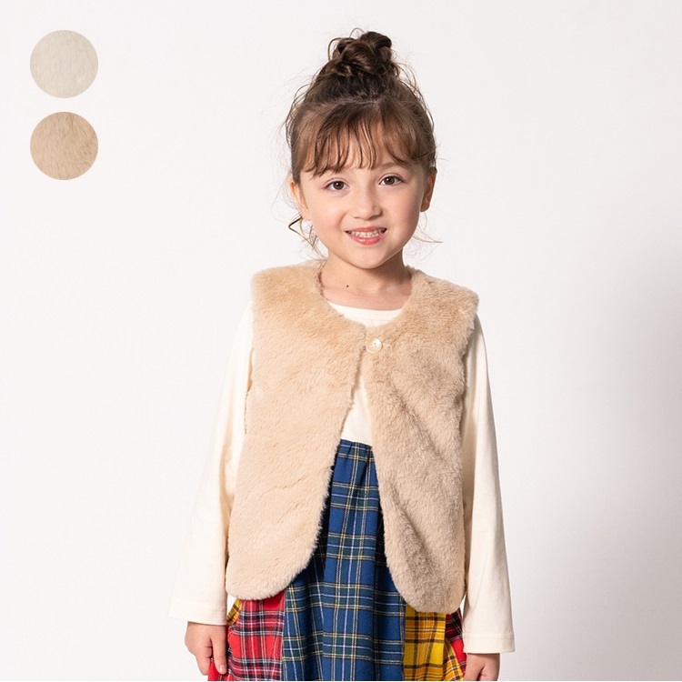 *フェイクファーベスト