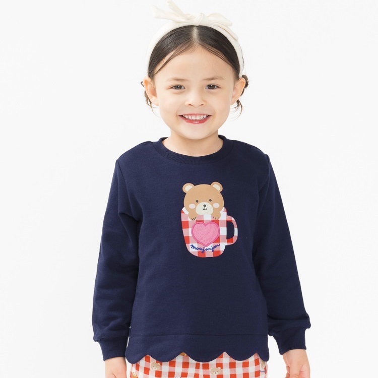 JWANDERSON うさぎ　裏起毛　トレーナー　M moujonjon トレーナー キッズ 長袖 ムージョンジョン トップス