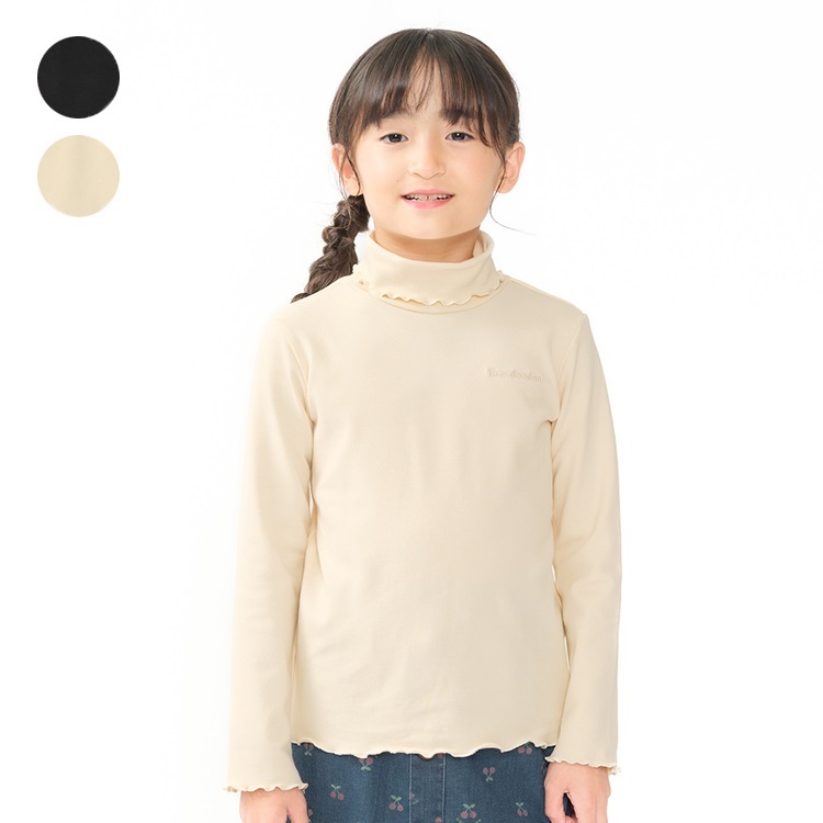フライスメロウタートルネック長袖Tシャツ
