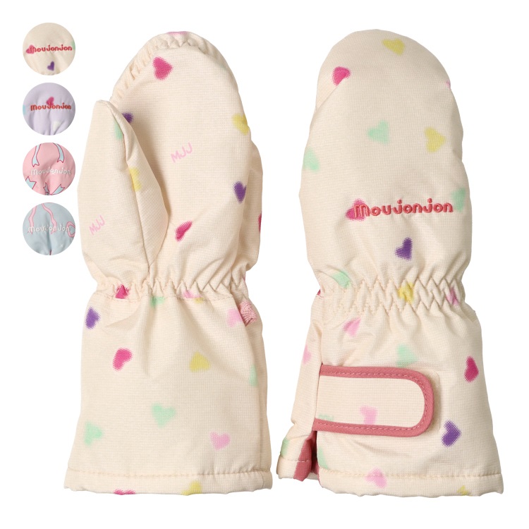 *ハート・リボン総柄スノーグローブ