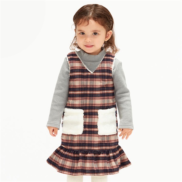 チェック柄ジャンパースカート ジャンパースカート｜子供服・ベビー服