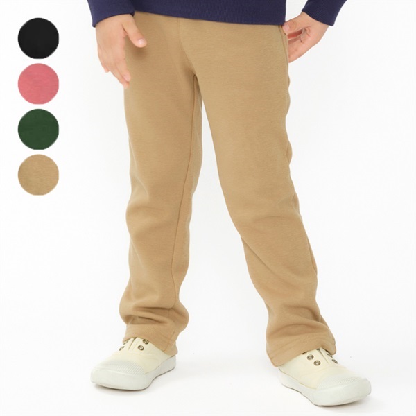 爆温裏起毛無地ストレート長パンツ