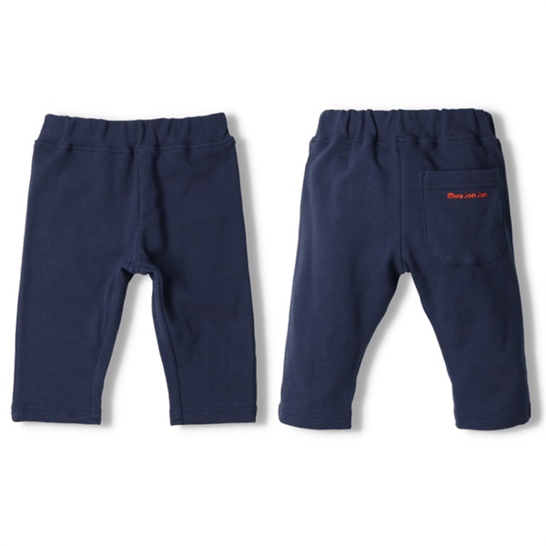 リップルフライス6分丈ハーフパンツ(ネイビー-130cm)