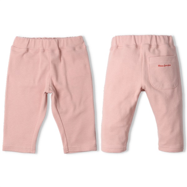 リップルフライス6分丈ハーフパンツ(ピンク-80cm)