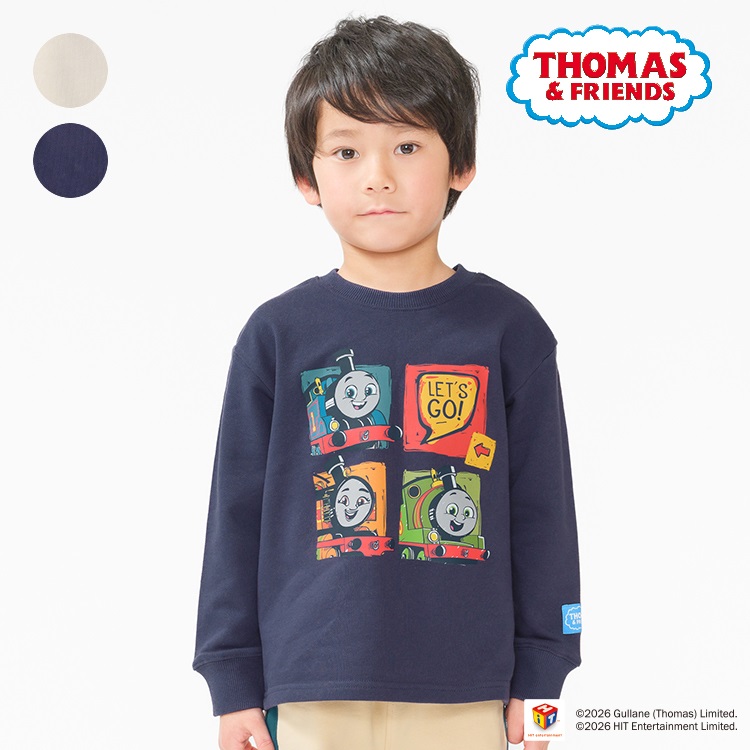 *きかんしゃトーマス裏毛トレーナー
