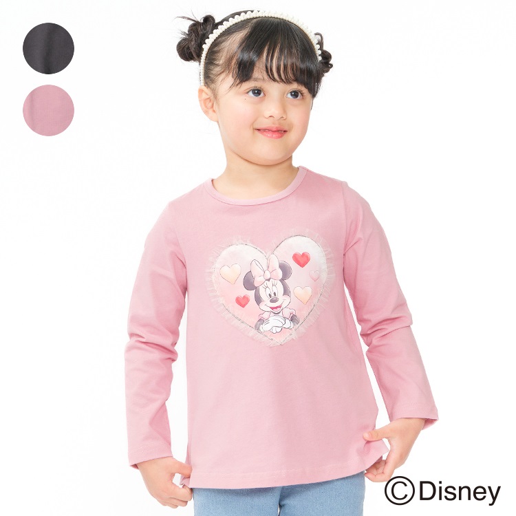 ミニーマウス/長袖Tシャツ