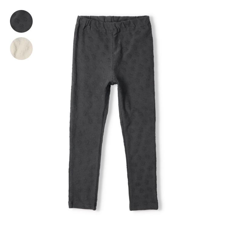 *お花柄ジャガードロングレギンス