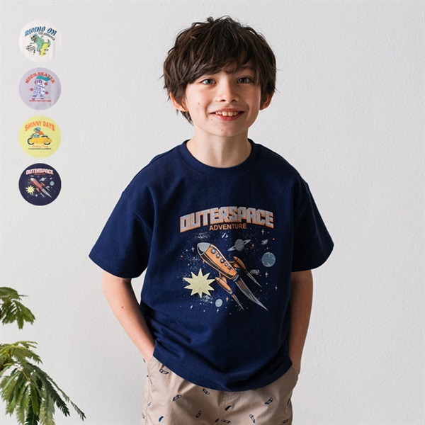 AAPE KIDS モンキープリント Tシャツ 青　140 AAPE KIDS モンキープリント Tシャツ 青 140 AAPE BY A BATHING