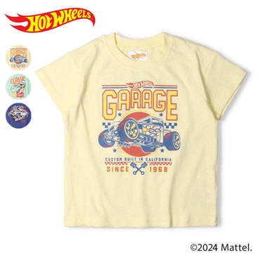 Hot WHeeLs】ホットウィール車プリント半袖Tシャツ 半袖Tシャツ｜子供