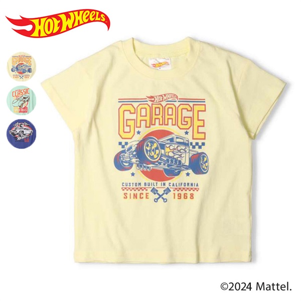 Hot WHeeLs】ホットウィール車プリント半袖Tシャツ 半袖Tシャツ｜子供
