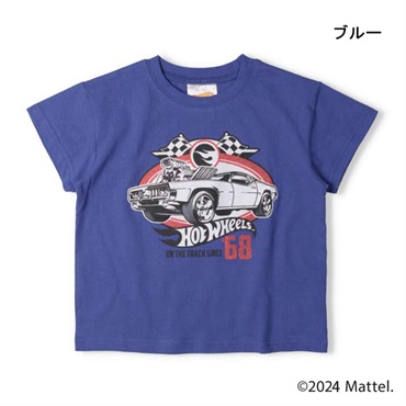 Hot WHeeLs】ホットウィール車プリント半袖Tシャツ 半袖Tシャツ｜子供
