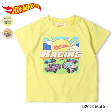Hot WHeeLs】ホットウィール車プリント半袖Tシャツ 半袖Tシャツ｜子供