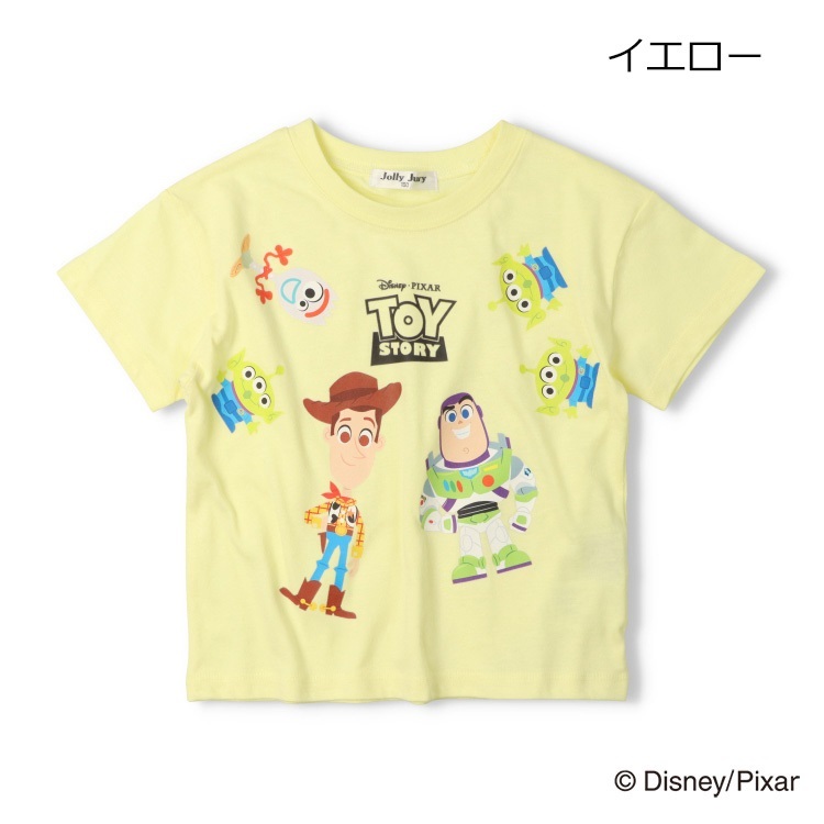 【WEB限定】トイ・ストーリー/半袖Tシャツ(イエロー-80cm)